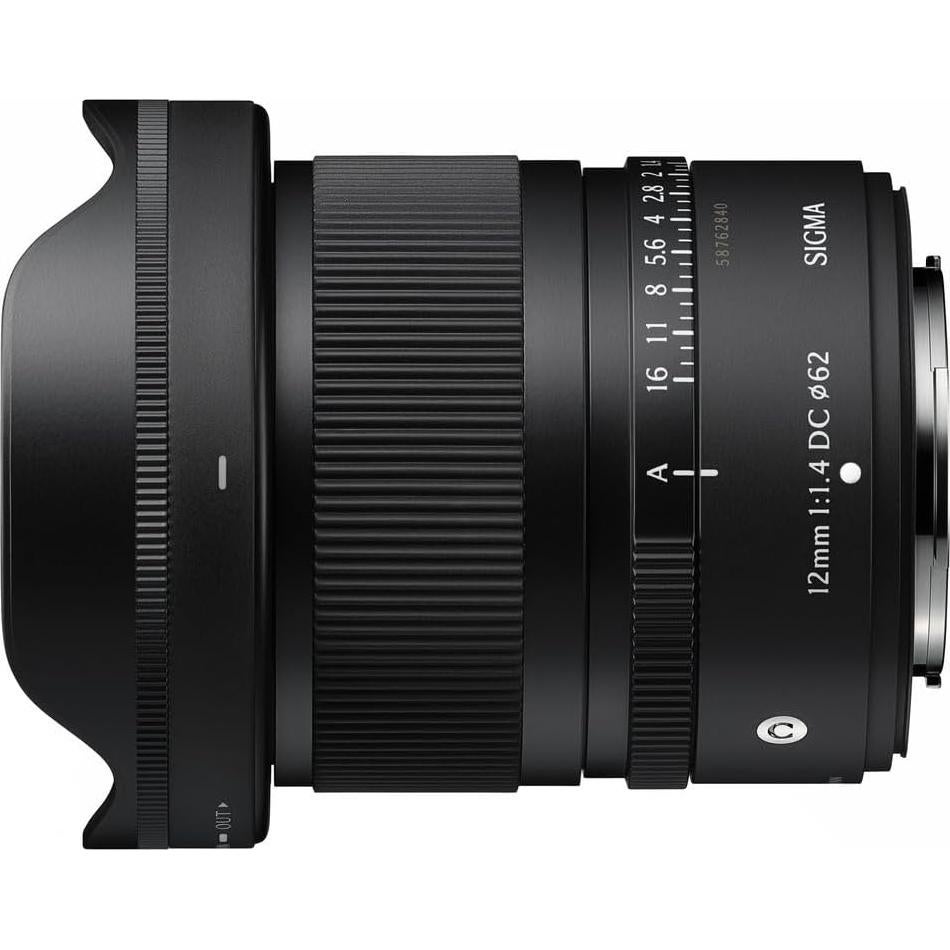 Lente Sigma 12mm f/1.4 DC Contemporáneo FUJIFILM X - Gran Angular