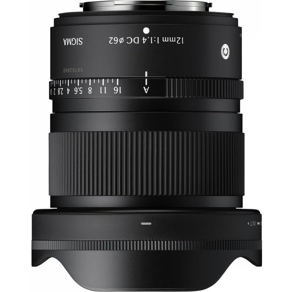 Lente Sigma 12mm f/1.4 DC Contemporáneo FUJIFILM X - Gran Angular