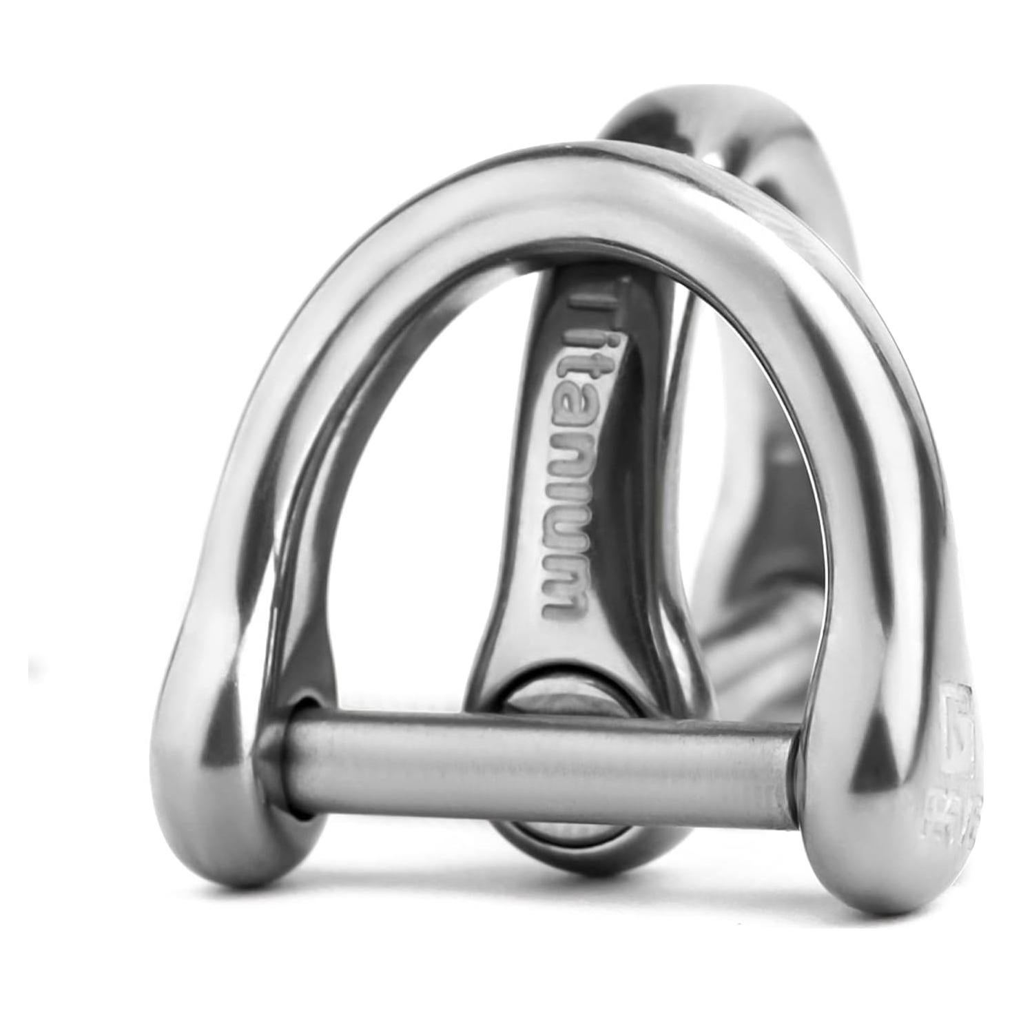 Anillas D-TISUR de Titanio para Llaveros - 2 Piezas