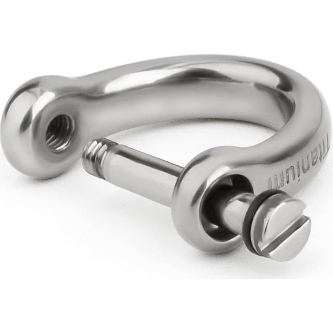 Anillas D-TISUR de Titanio para Llaveros - 2 Piezas