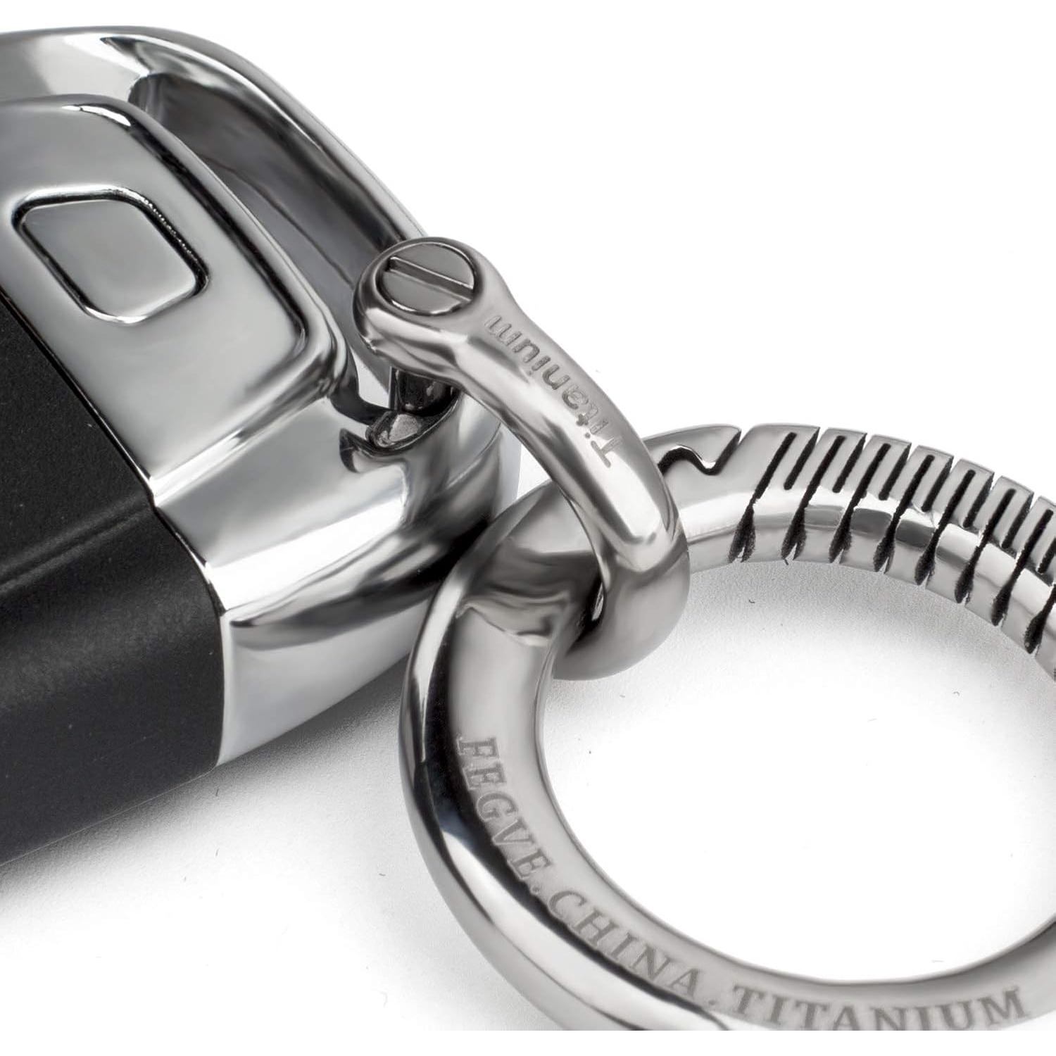 Anillas D-TISUR de Titanio para Llaveros - 2 Piezas