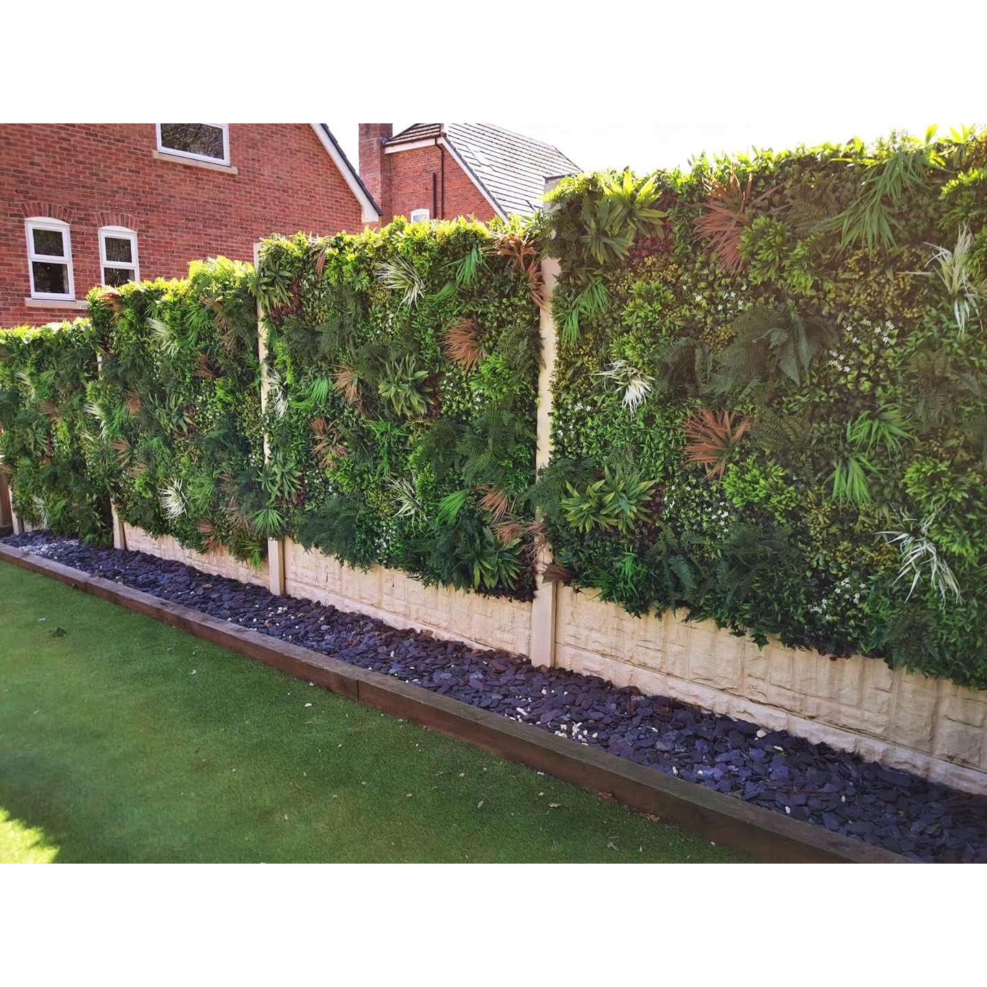 Paneles de seto topiario ULAND 40x40 cm decoración jardín