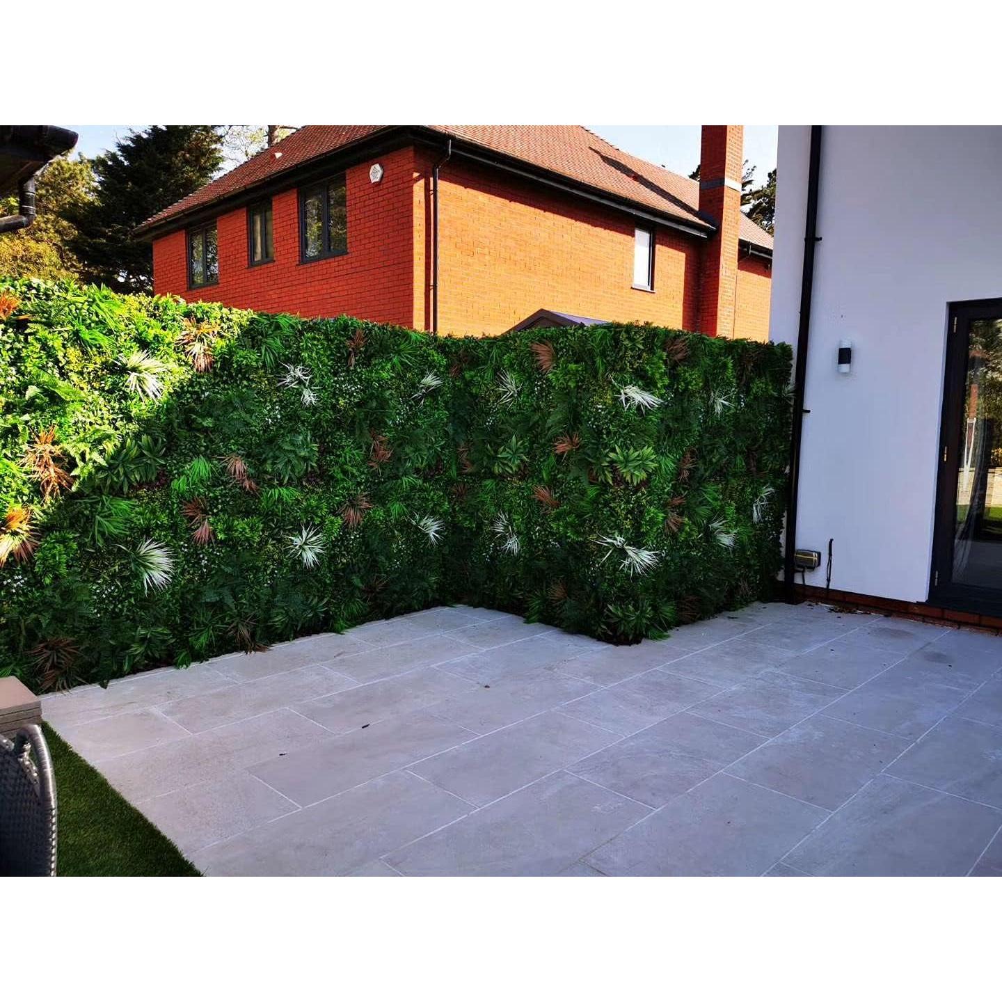 Paneles de seto topiario ULAND 40x40 cm decoración jardín