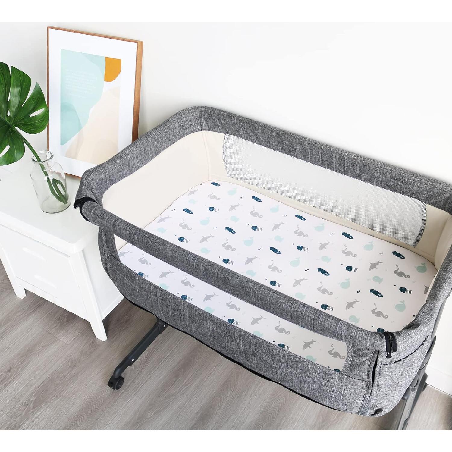 Paquete de 4 Sábanas para Cuna SPRINGSPIRIT Ajuste Universal