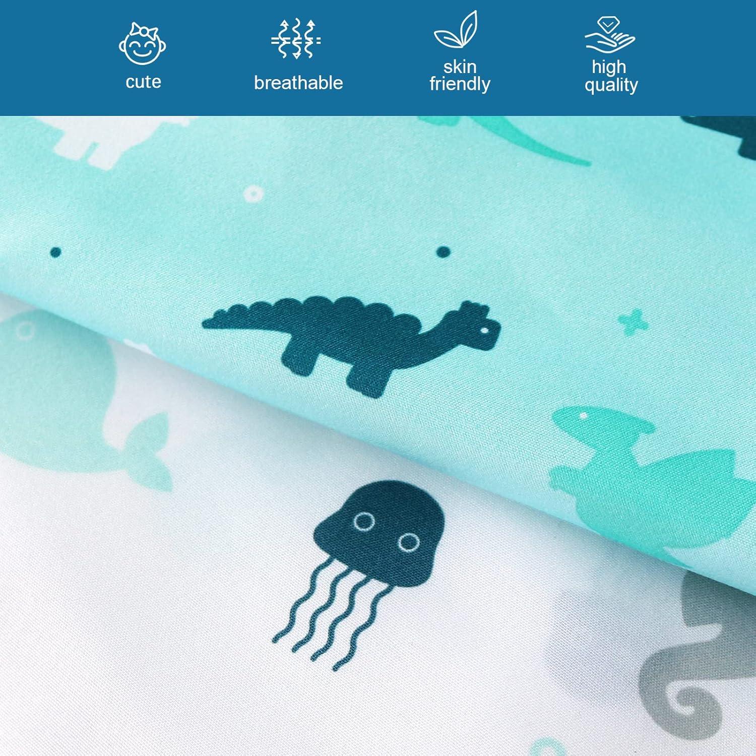 Paquete de 4 Sábanas para Cuna SPRINGSPIRIT Ajuste Universal