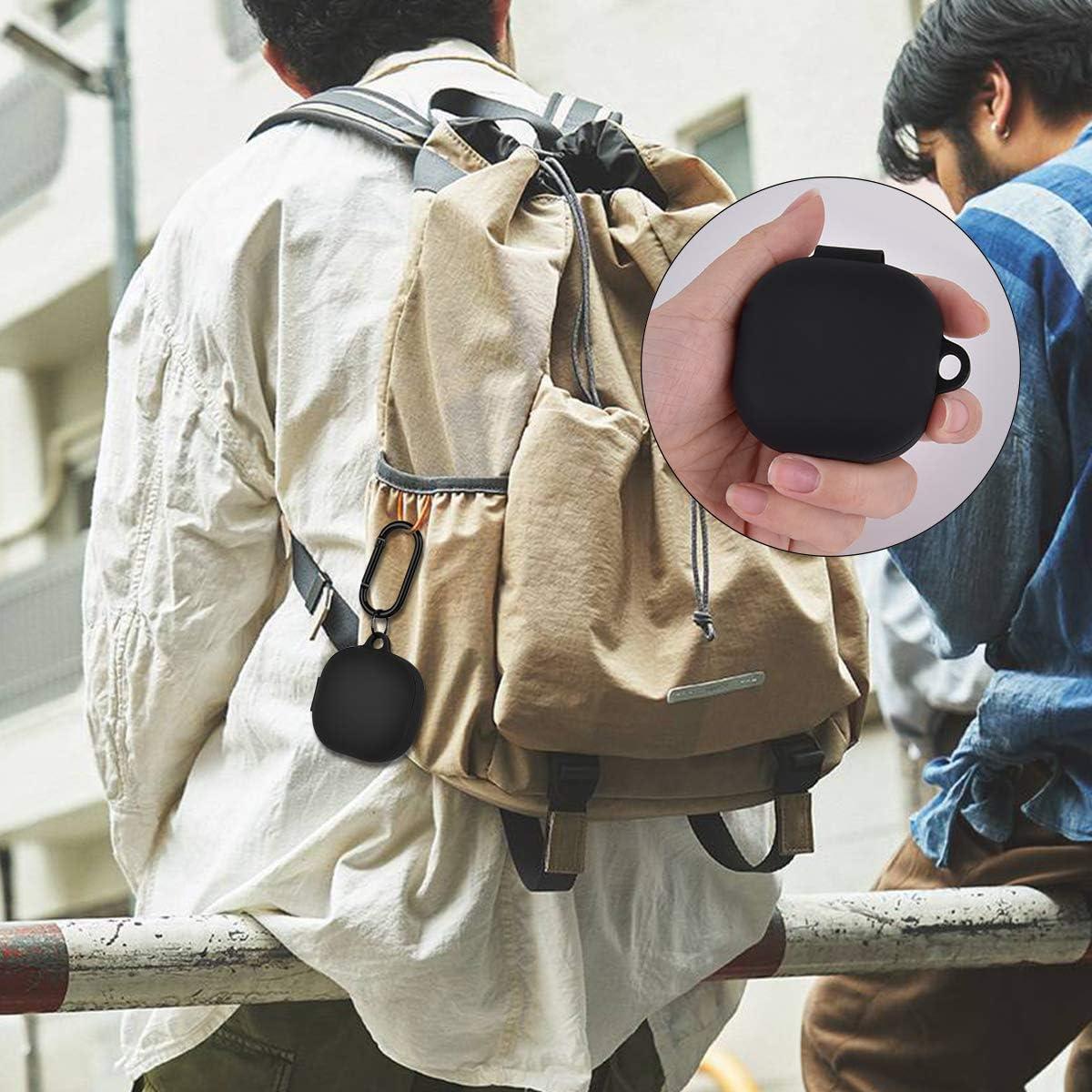 Funda de Silicona AIRSPO para Galaxy Buds 2 Pro/2/Live/FE - Negro