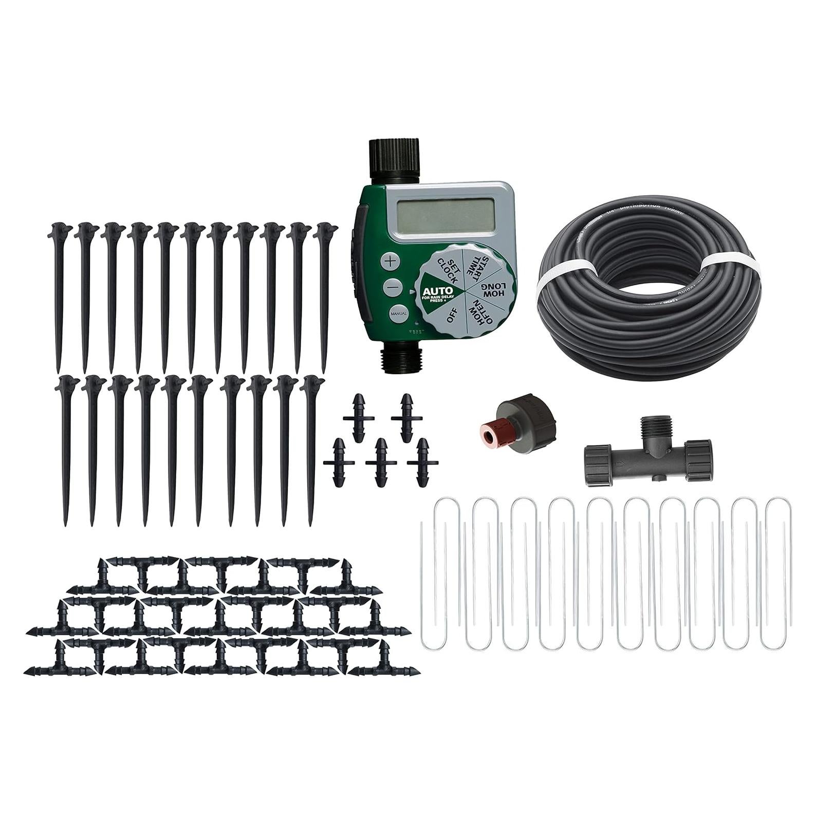 Kit de Riego por Goteo Orbit 91945 con Temporizador Automático