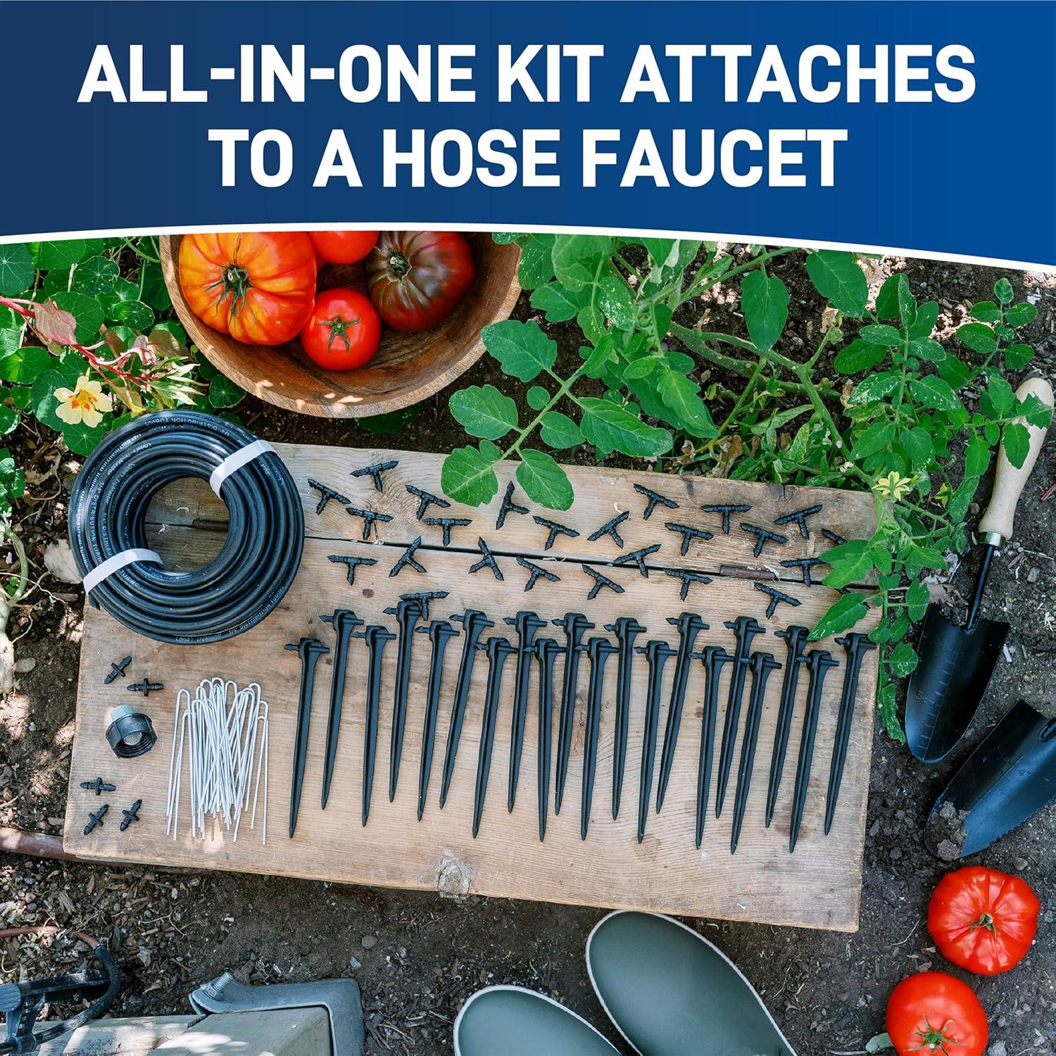 Kit de Riego por Goteo Orbit 91945 con Temporizador Automático