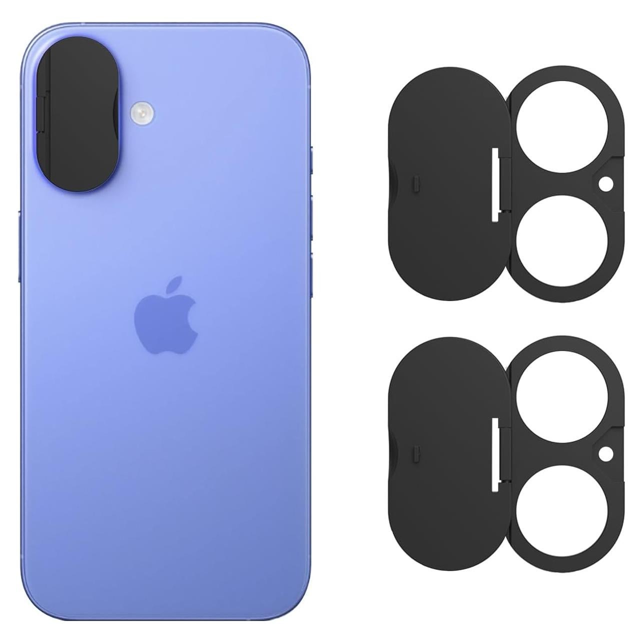 Cubierta de Lente de Cámara EYSOFT para iPhone 16/16 Plus - 2 Piezas