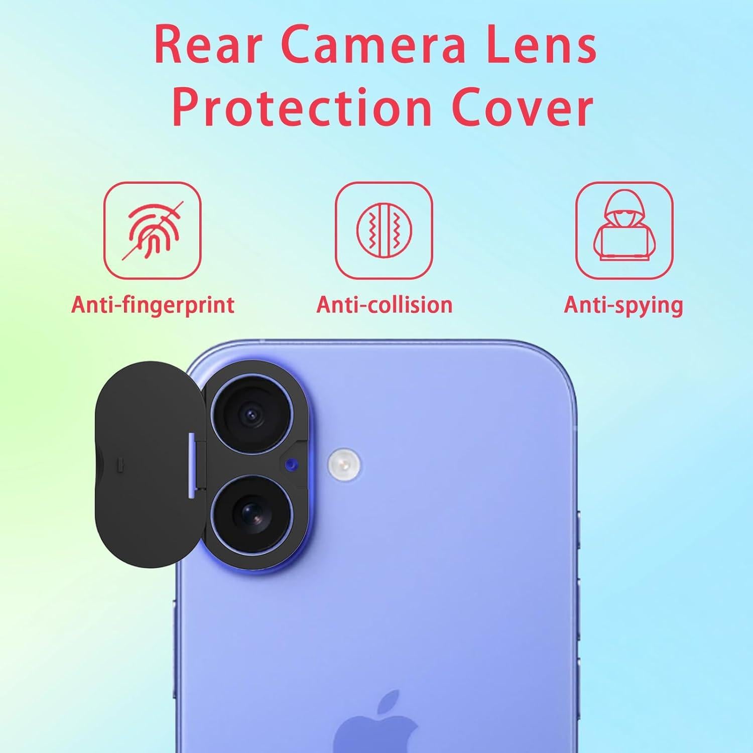 Cubierta de Lente de Cámara EYSOFT para iPhone 16/16 Plus - 2 Piezas