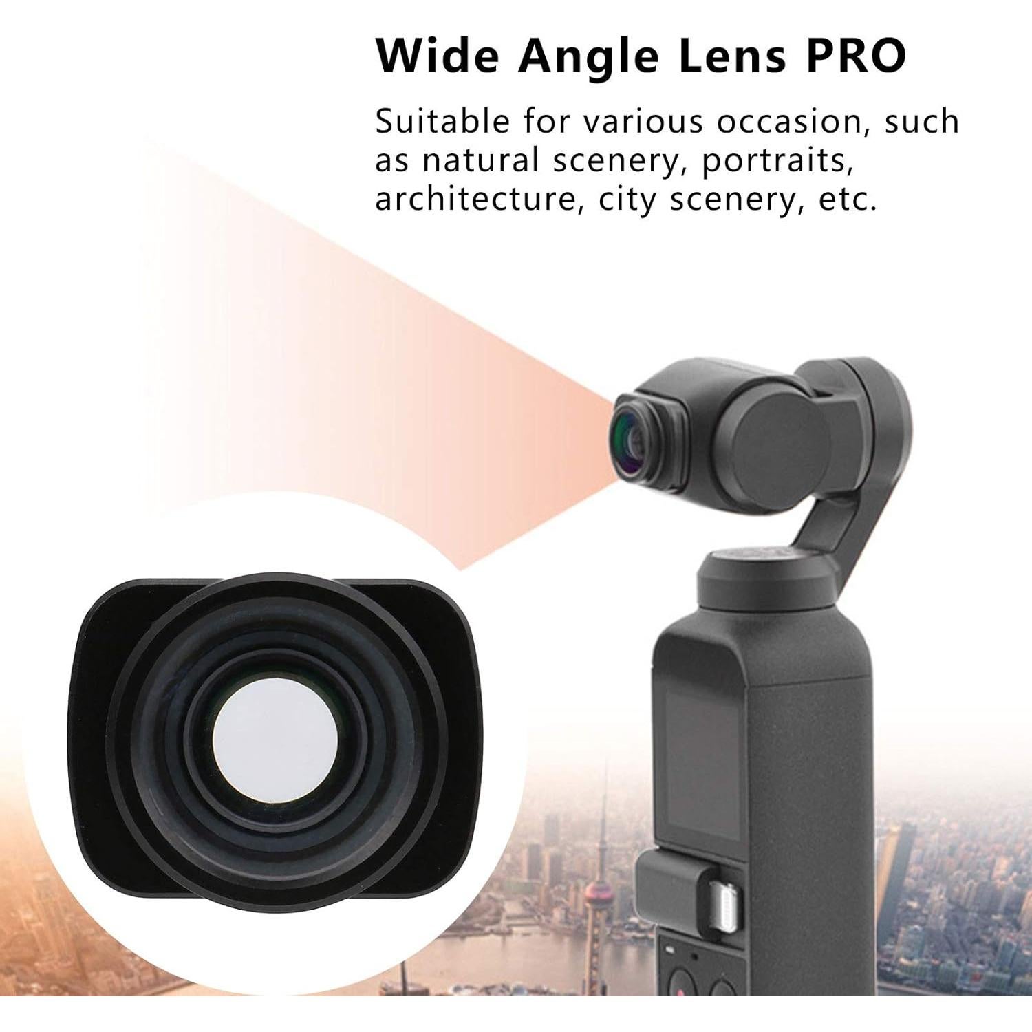 Lente Gran Angular PRO S erounder para OSMO 2 - Sin Distorsión