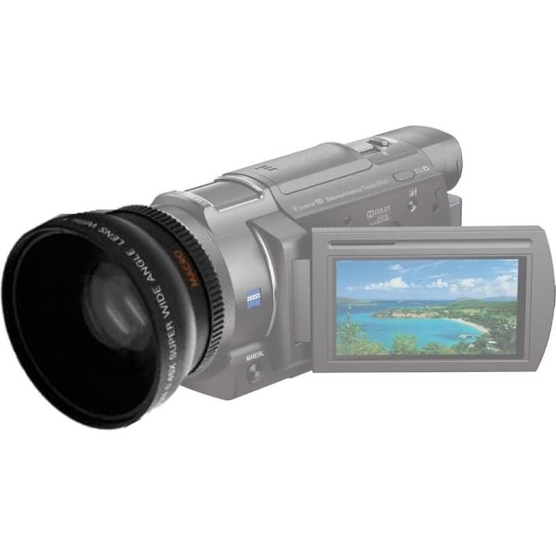 Kit de Lentes Gran Angular y Telefoto 52mm OPTURA HD para Sony