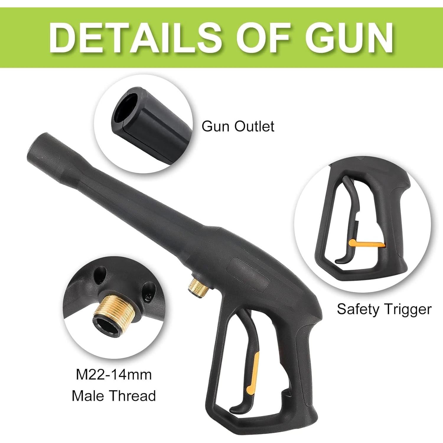 Mango de Gatillo BEAR FORCE para Lavadora a Presión 1900 PSI