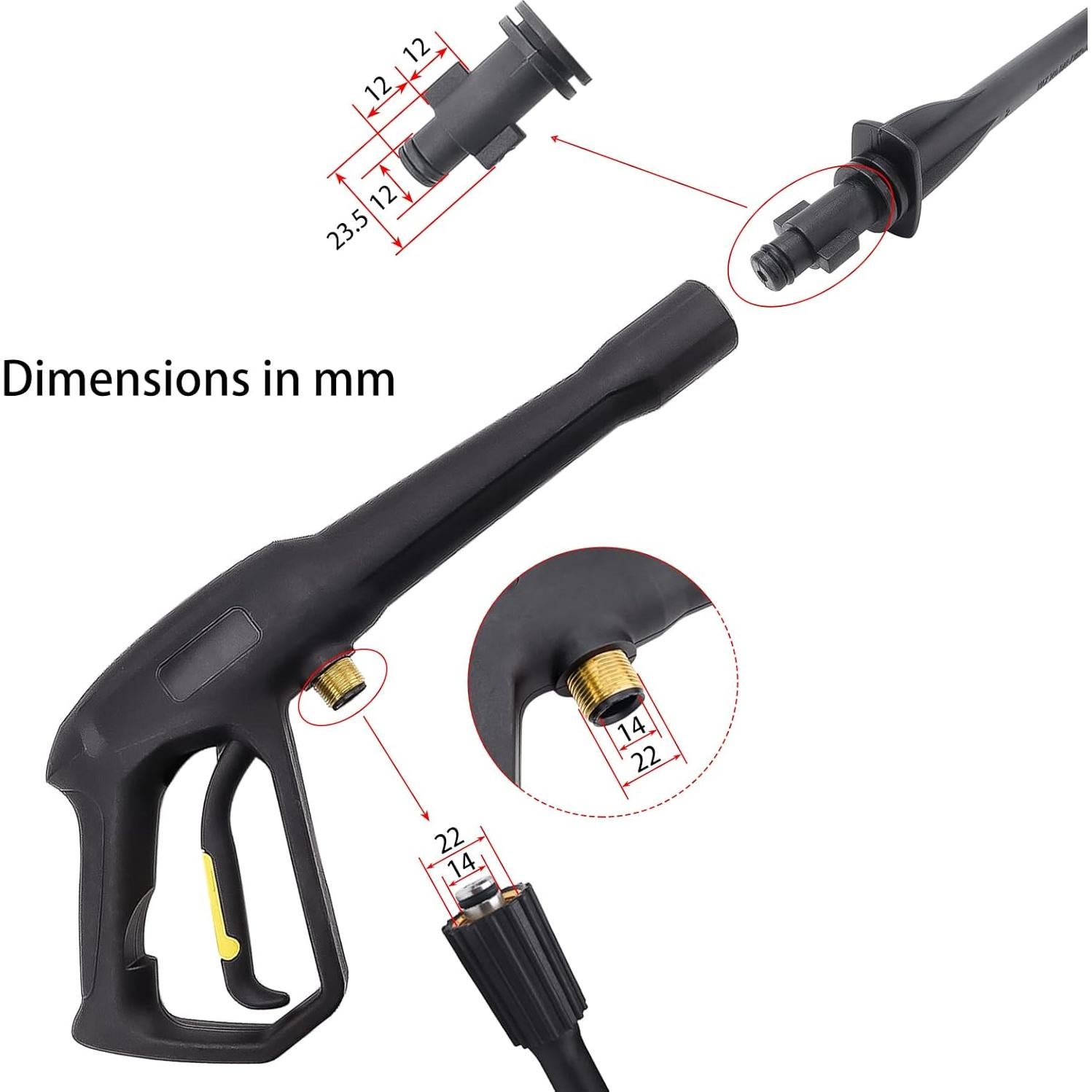 Mango de Gatillo BEAR FORCE para Lavadora a Presión 1900 PSI