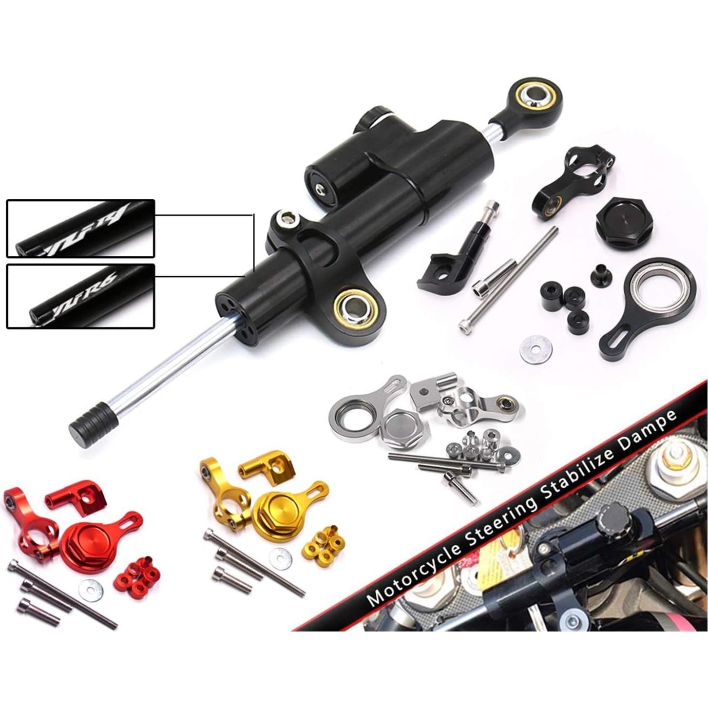 Estabilizador de dirección CNC QPDRNC para YZF R6 2006-2017