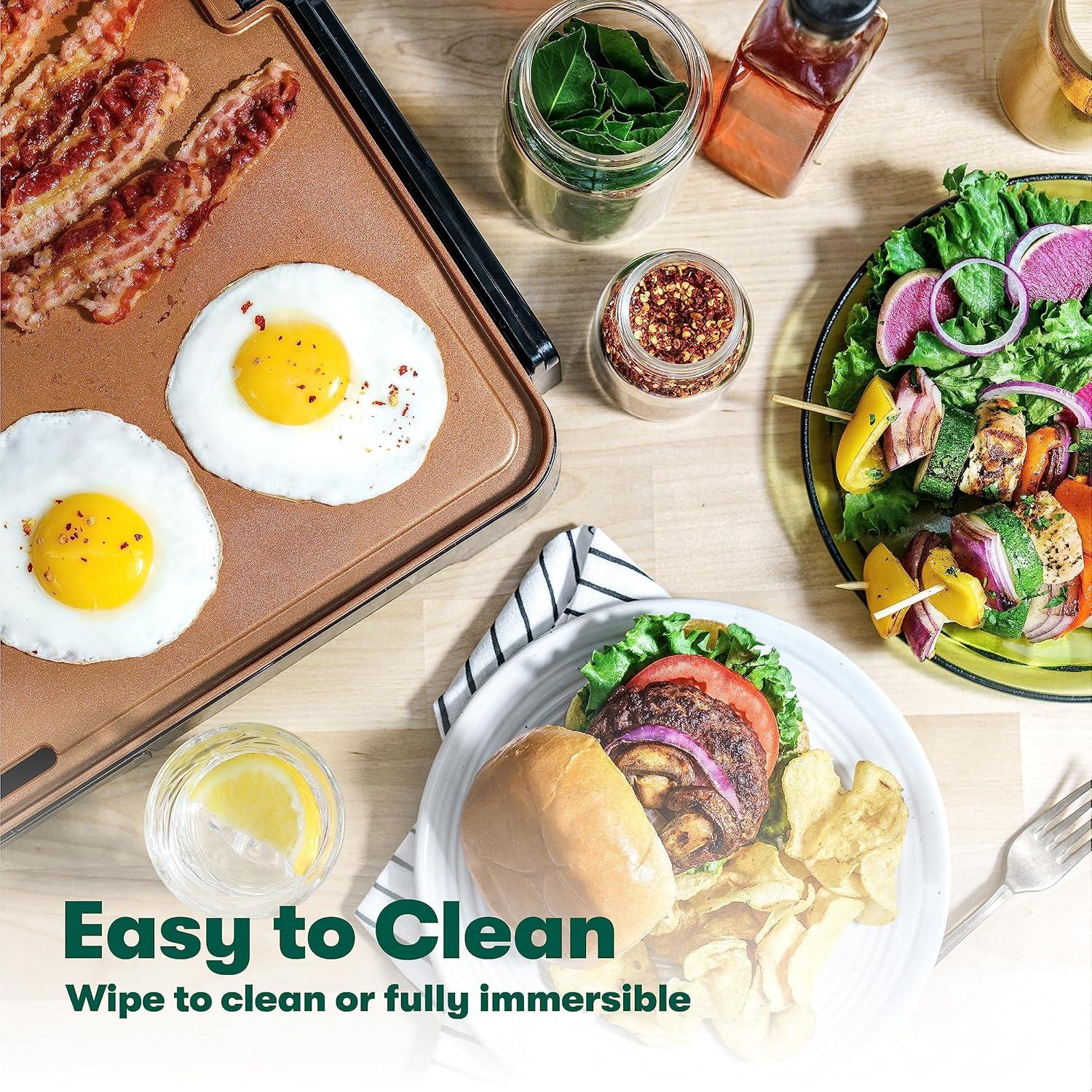 Plancha Eléctrica BELLA XL de Cerámica Titanio 30.48x55.88cm