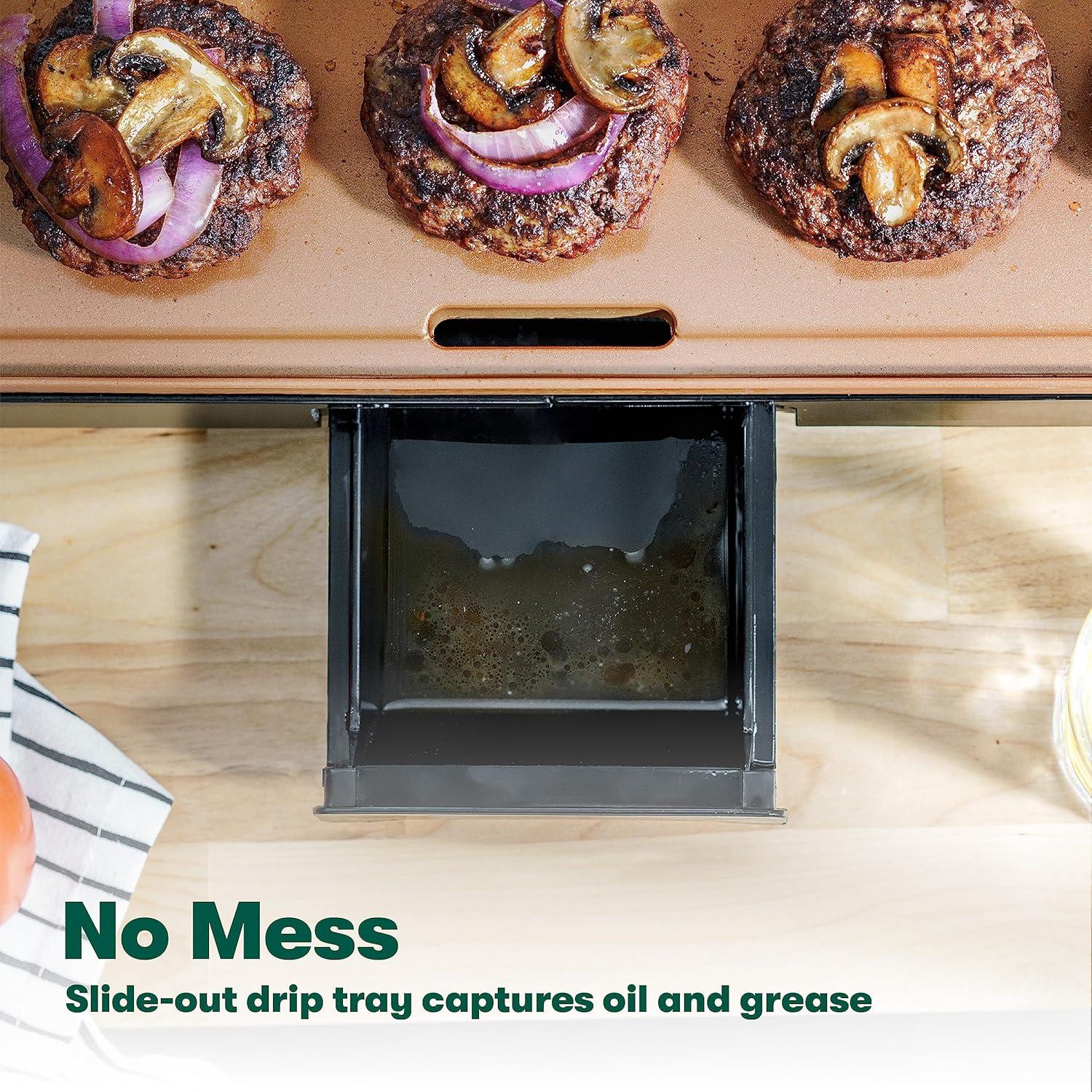 Plancha Eléctrica BELLA XL de Cerámica Titanio 30.48x55.88cm