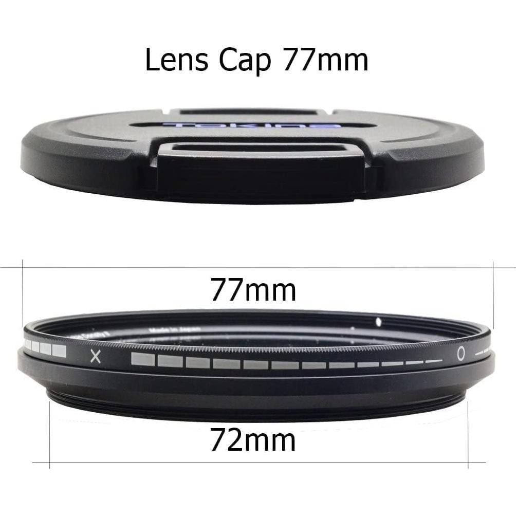 Filtro ND Variable Hoya 72mm II - 1.5 a 9 Pasos Densidad