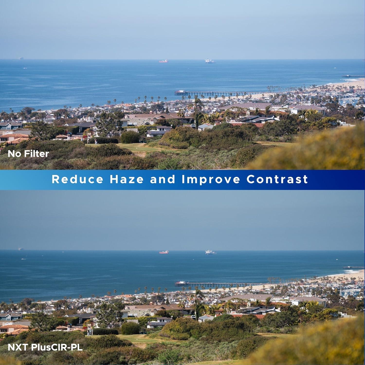 Filtro Polarizador Circular Hoya NXT Plus 62mm - Recubrimiento Impermeable