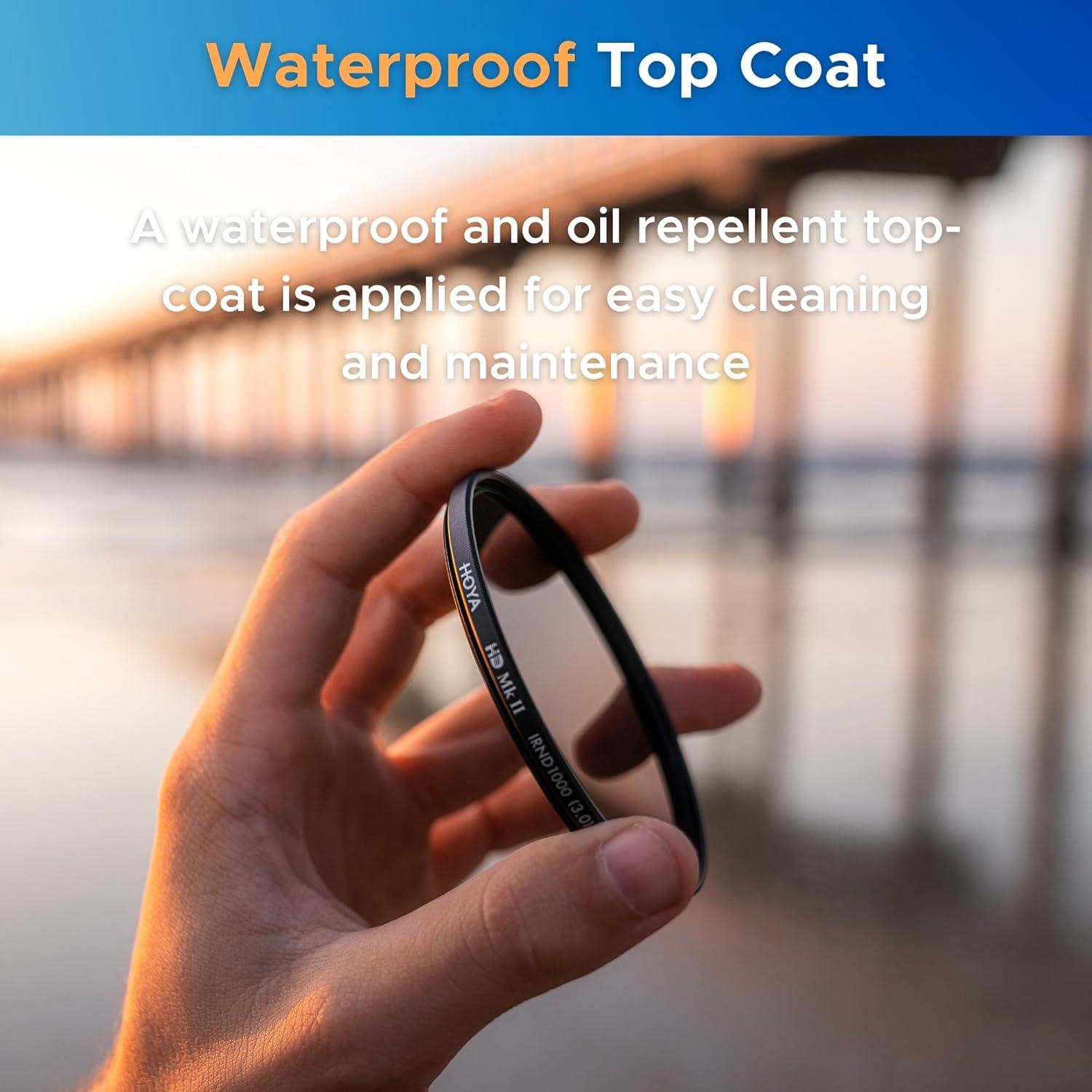 Filtro ND HOYA 58mm HD Mk II IRND1000 - Densidad Neutra 10 Pasos