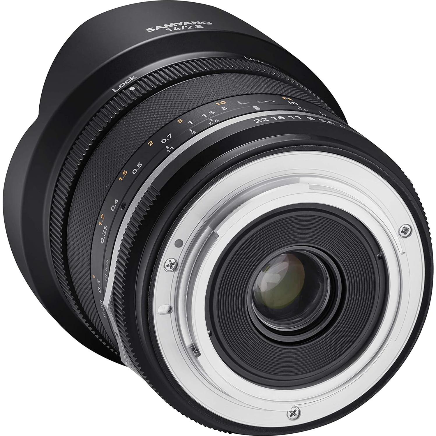Lente Ultra Gran Angular Samyang MK2 14mm F2.8 para Sony E