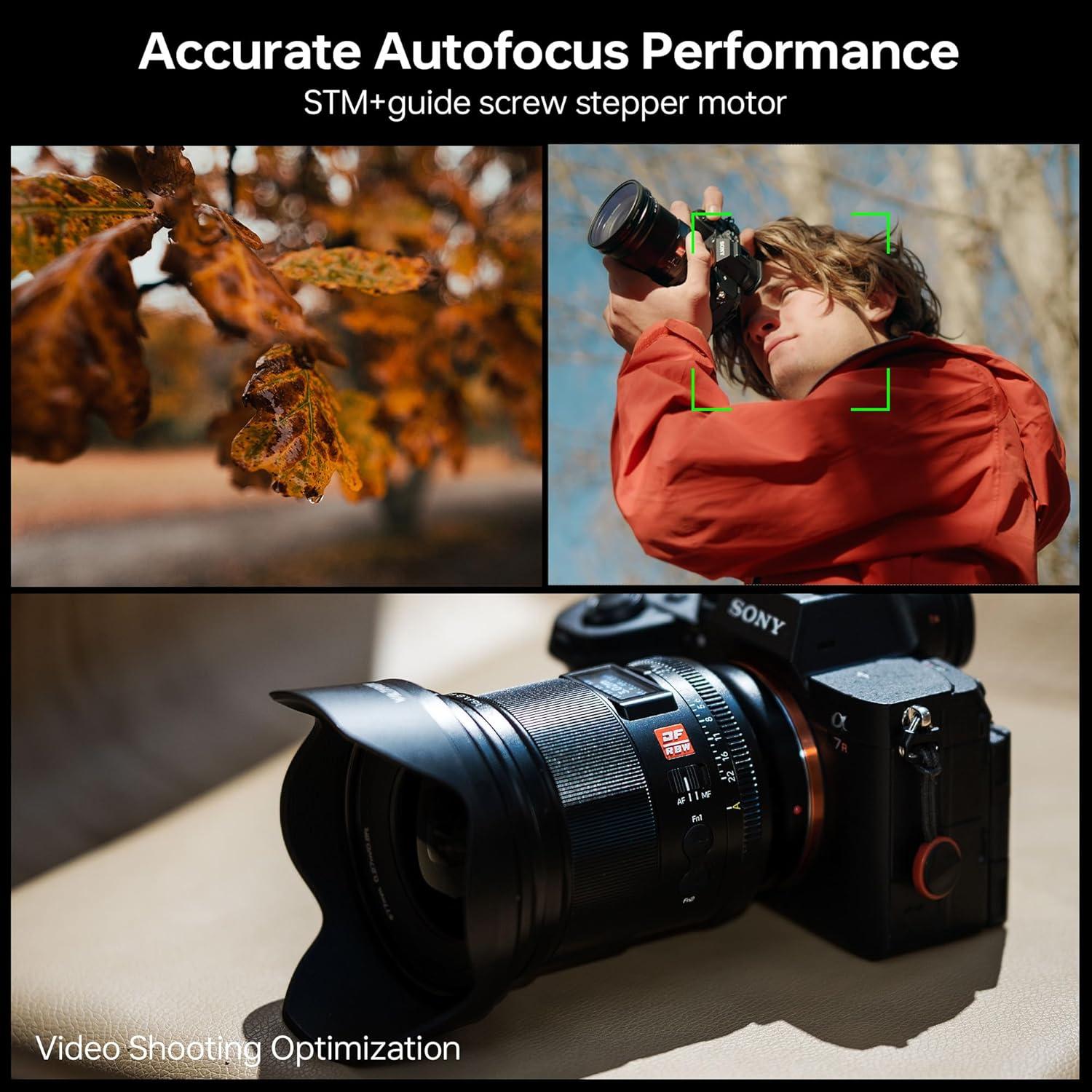 Lente VILTROX 16mm F1.8 E-Mount Autofoco Ultra Gran Angular