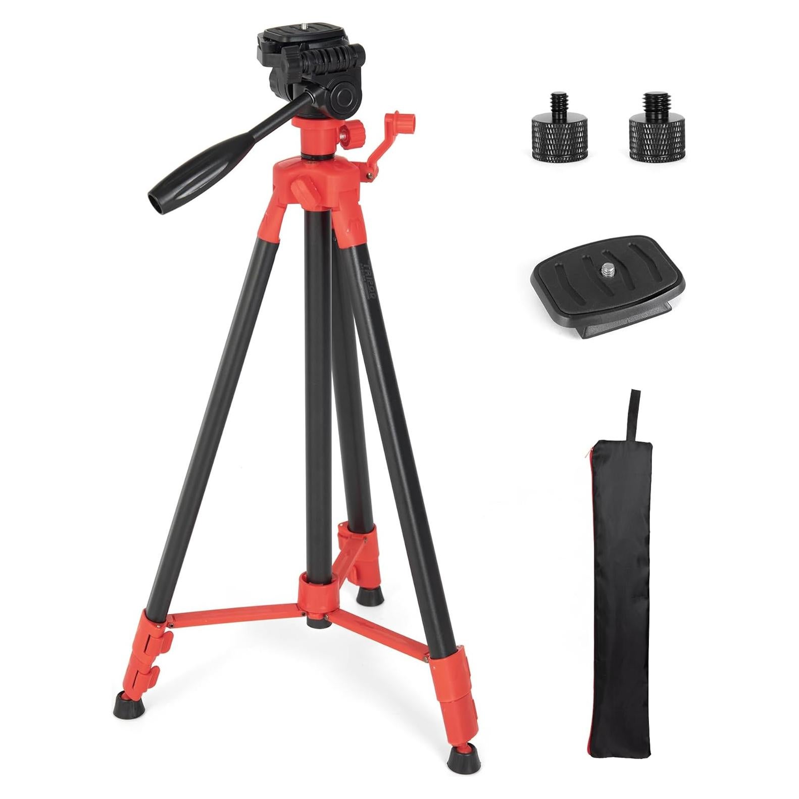 Trípode de Cámara MINICOR 64" Aluminio Ajustable 20kg