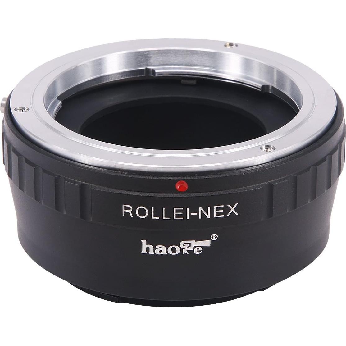 Adaptador de Montura Manual Haoge para Lente Rollei 35 a Sony E