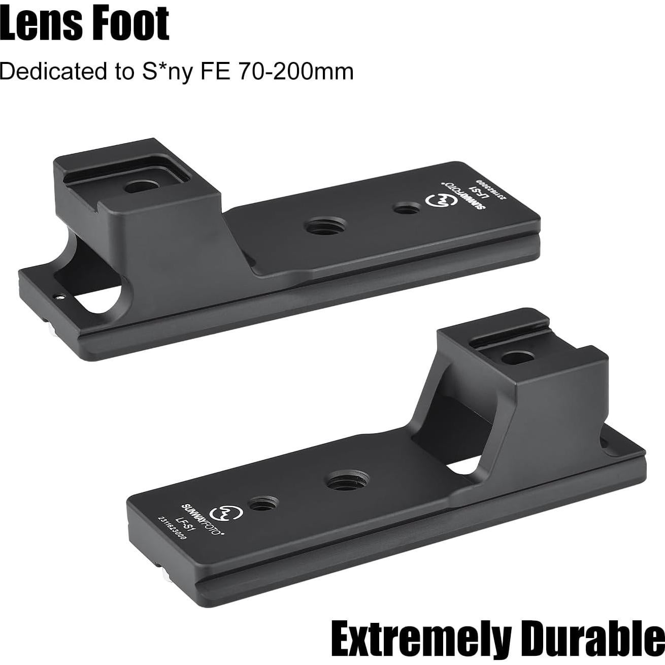 Pie de Reemplazo Sunwayfoto LF-S1 para Lente Sony FE 70-200mm