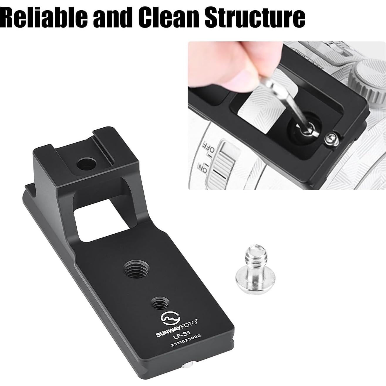 Pie de Reemplazo Sunwayfoto LF-S1 para Lente Sony FE 70-200mm