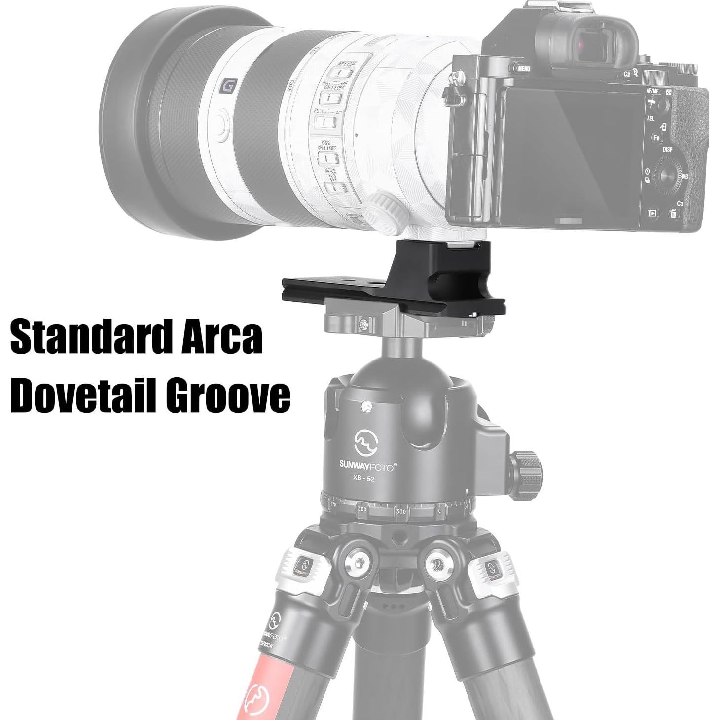 Pie de Reemplazo Sunwayfoto LF-S1 para Lente Sony FE 70-200mm