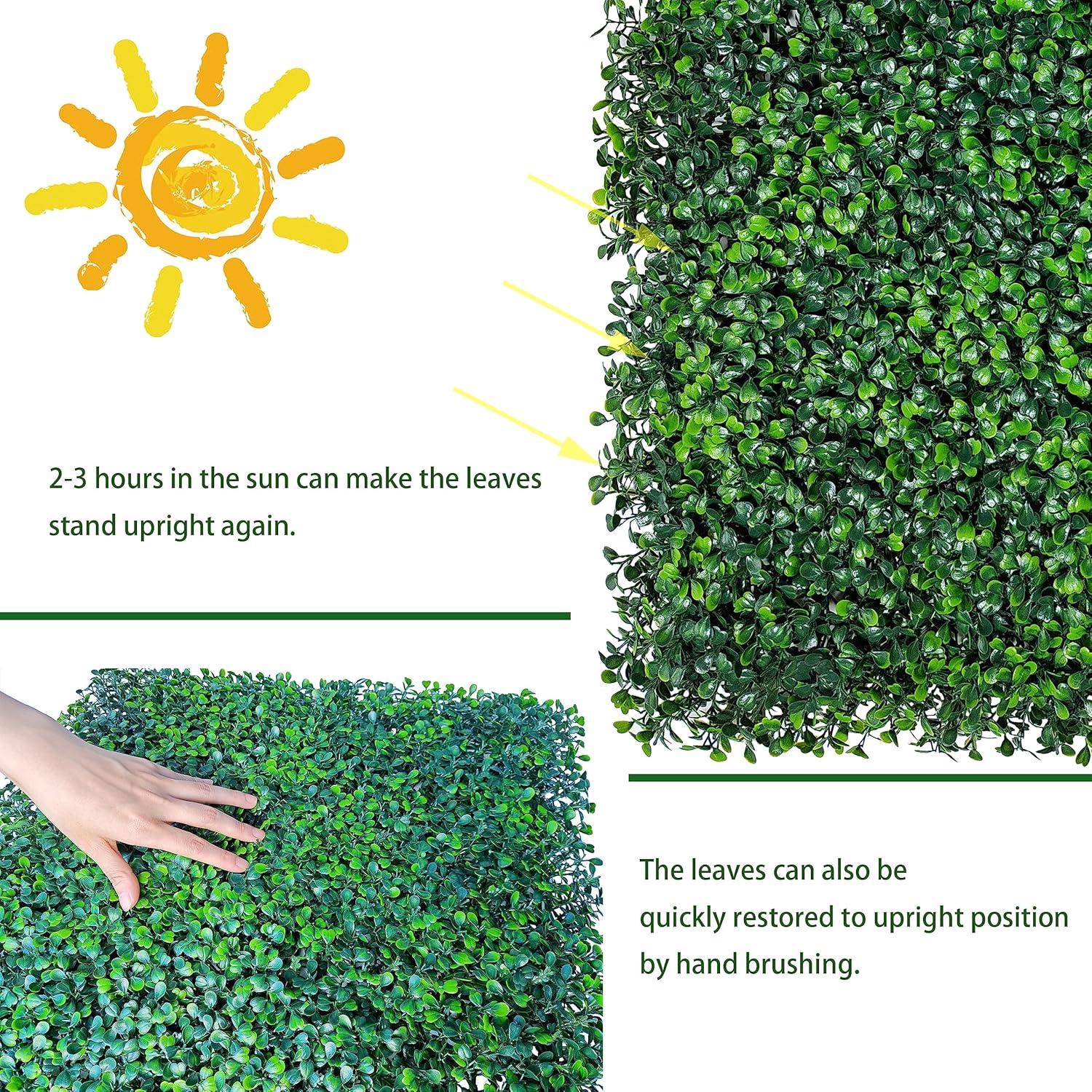 Paneles de Césped Artificial ODTORY 6P 50,8x50,8cm Verde