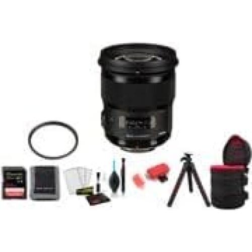 Lente Sigma 50mm f/1.4 DG HSM Art para Nikon F + Kit Completo