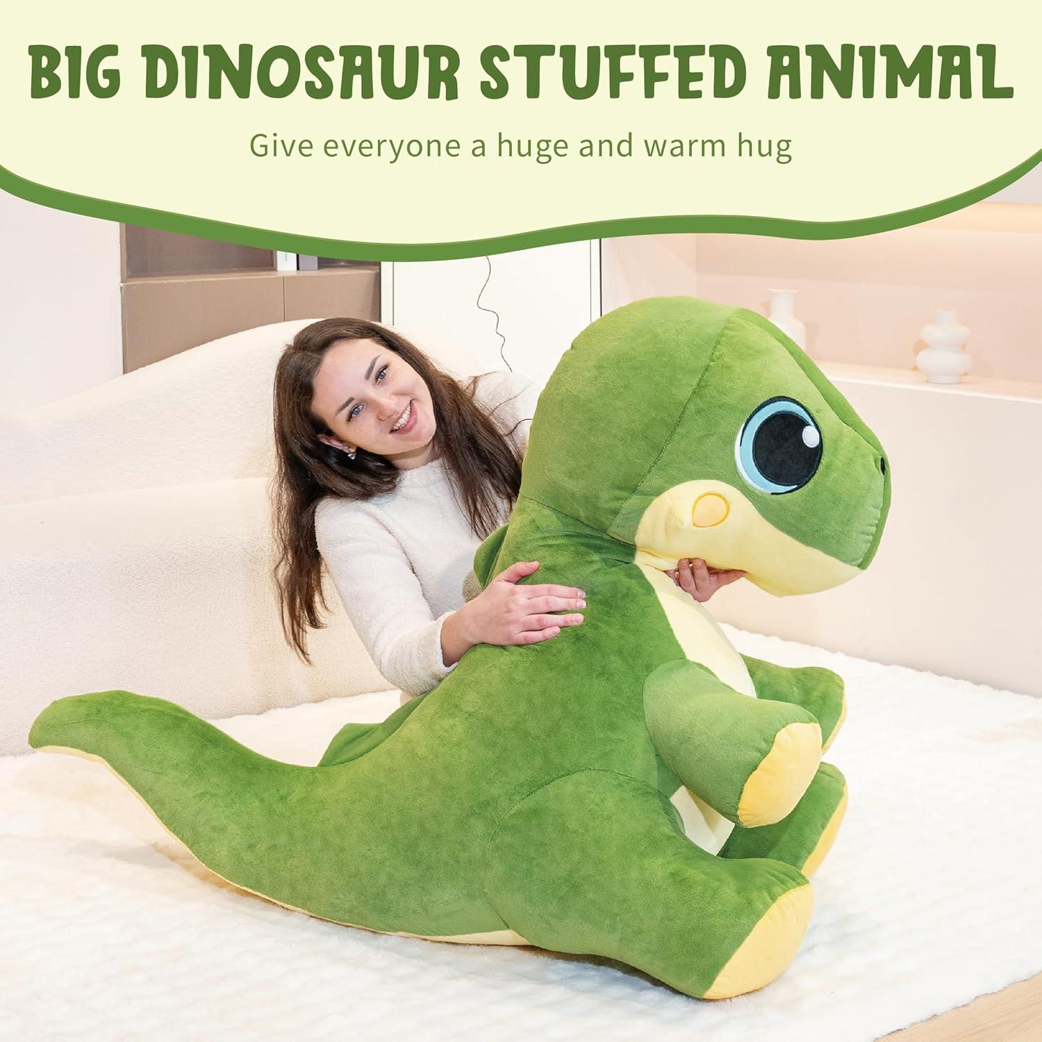 Dinosaurio de Peluche Jumbo T-Rex 80cm - Regalo para Niños