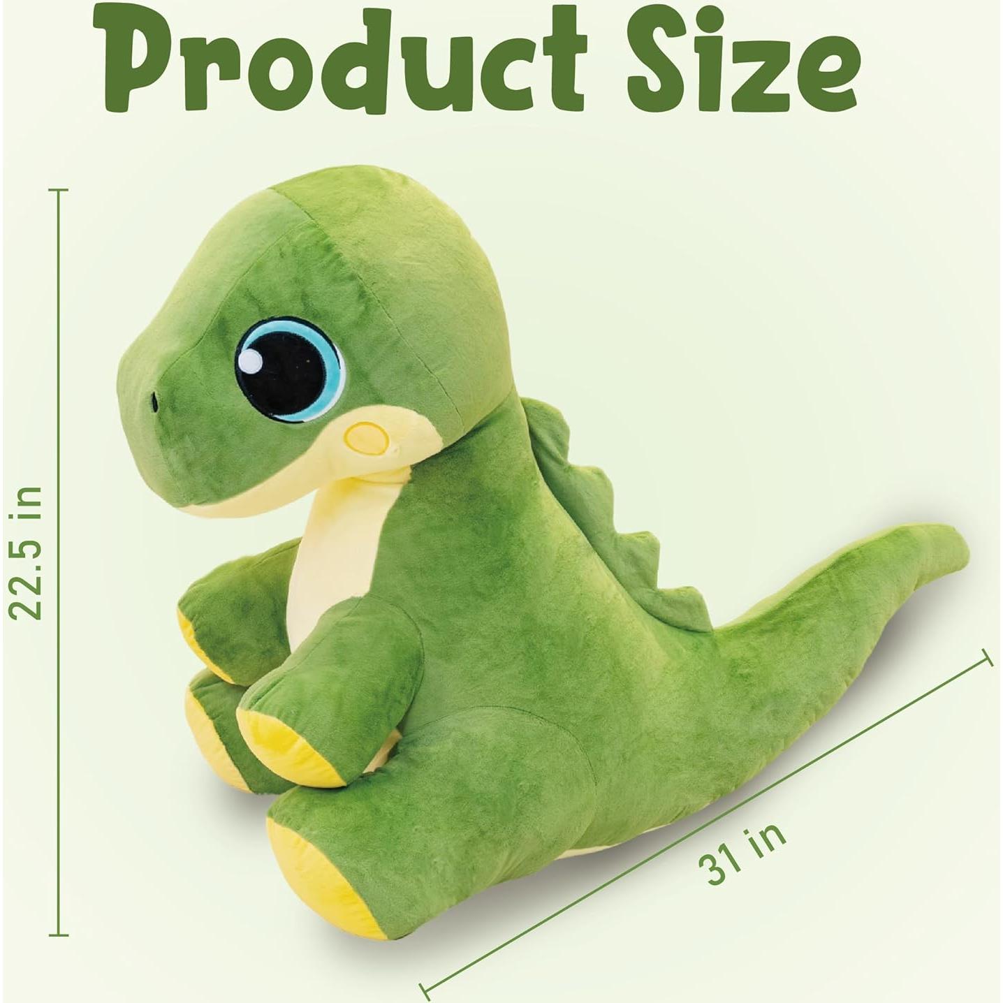 Dinosaurio de Peluche Jumbo T-Rex 80cm - Regalo para Niños