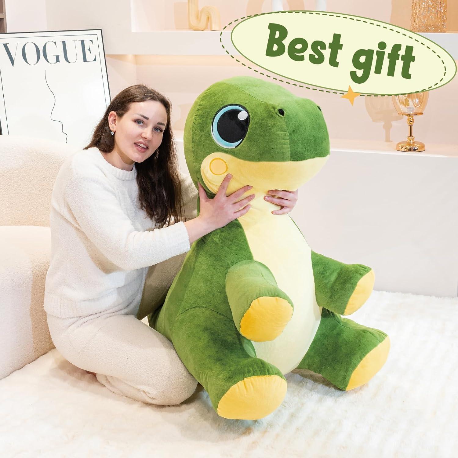 Dinosaurio de Peluche Jumbo T-Rex 80cm - Regalo para Niños