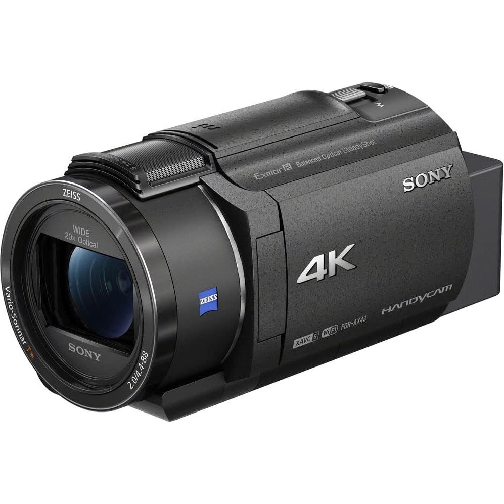 Sony FDR-AX43 UHD 4K Handycam + 64GB + 2 Baterías + Filtros