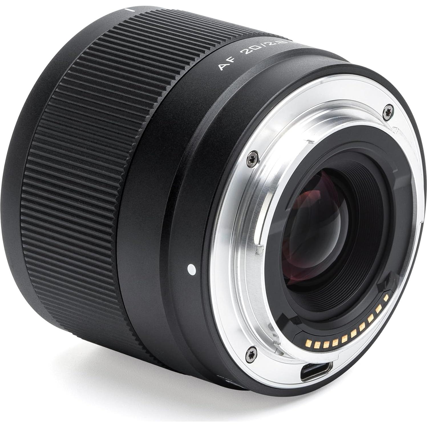 Lente VILTROX 20mm F2.8 E-Montaje + Filtro 52mm para Sony