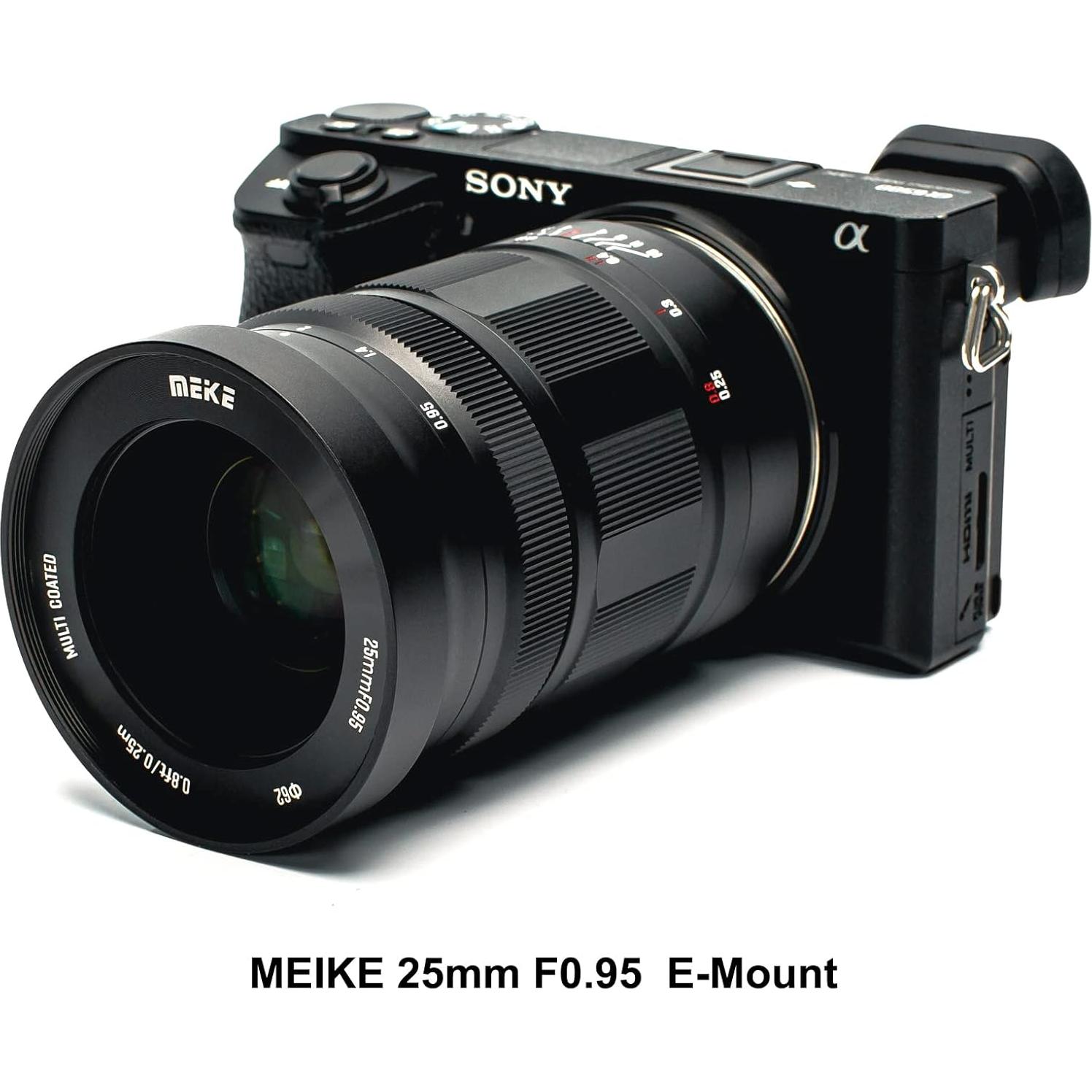 Lente Meike 25mm f0.95 Manual para Cámaras Sin Espejo M43