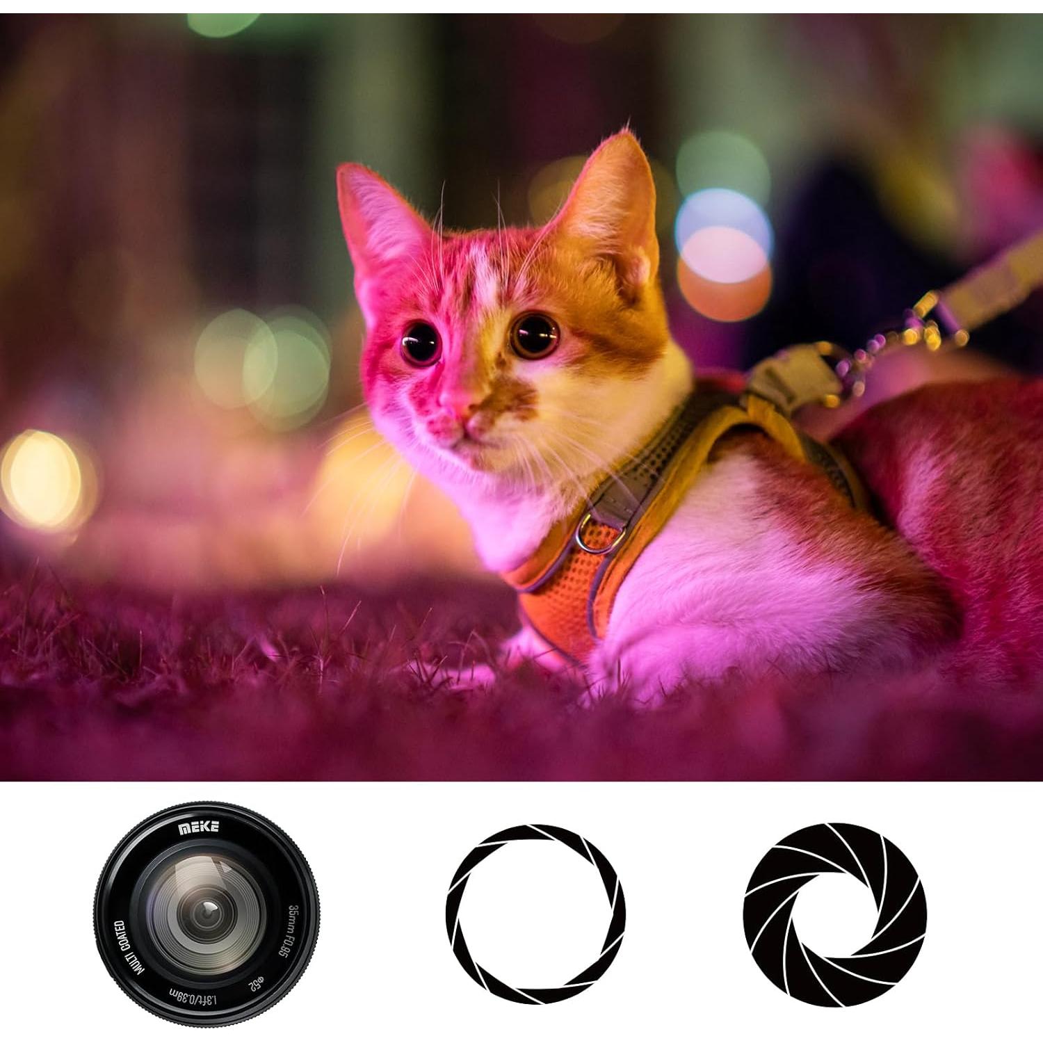 Lente Meike 35mm f/0.95 para Nikon Z - Gran Apertura Manual