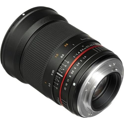 Lente Gran Angular Rokinon 24mm f/1.4 para Olympus 4/3