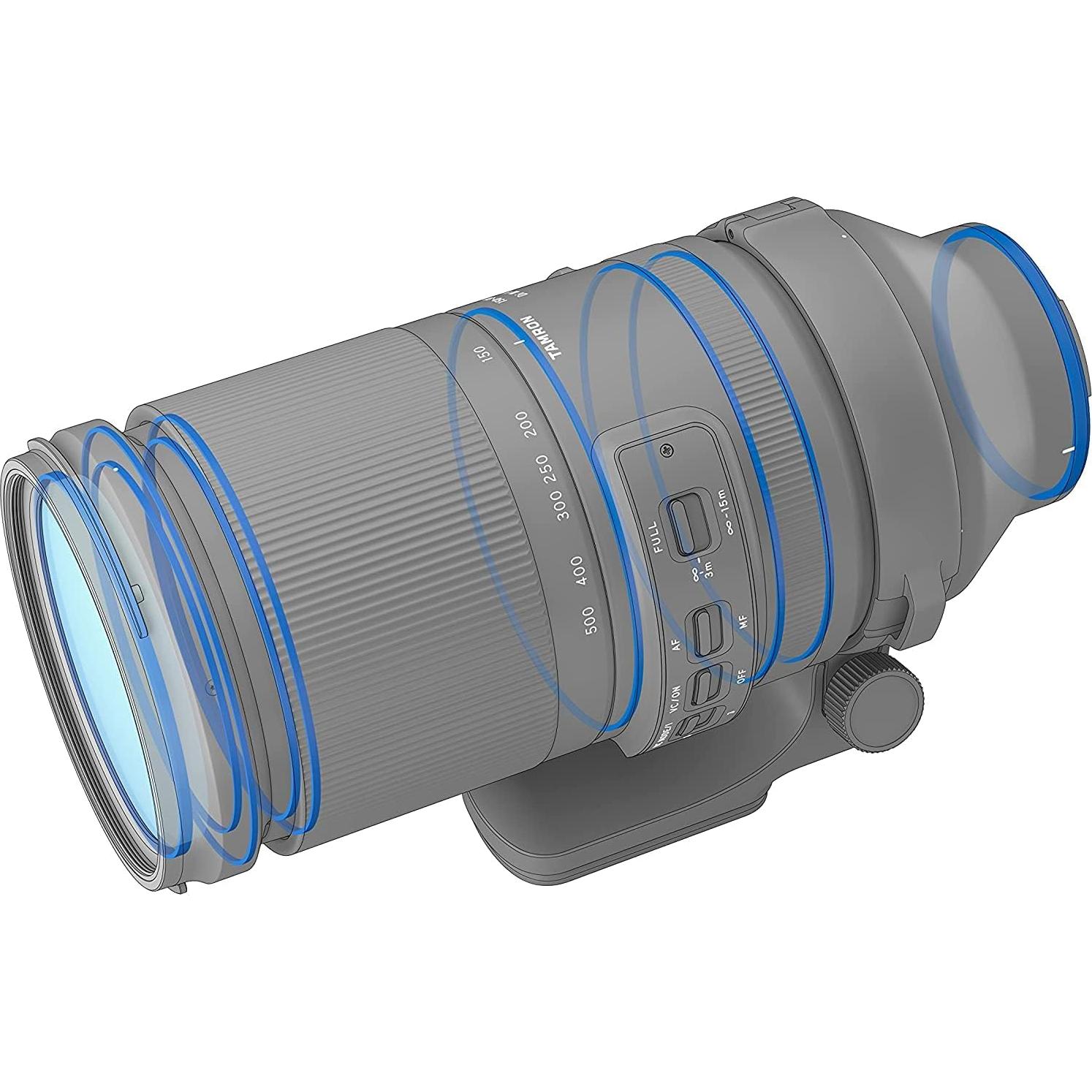 Lente Tamron 150-500mm f/5-6.7 Di III VXD para Sony E