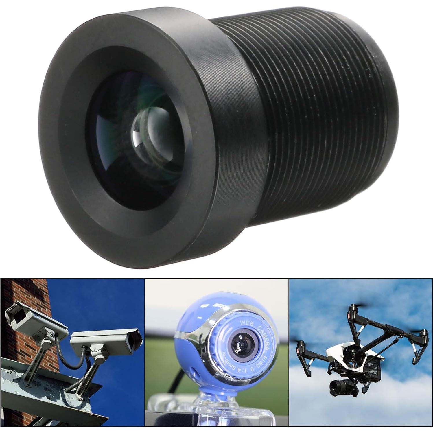 Lente de Cámara CCTV 6mm uxcell 1080P F2.0 Gran Angular