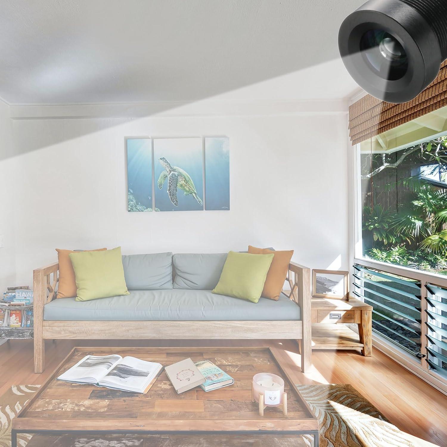 Lente de Cámara CCTV 6mm uxcell 1080P F2.0 Gran Angular