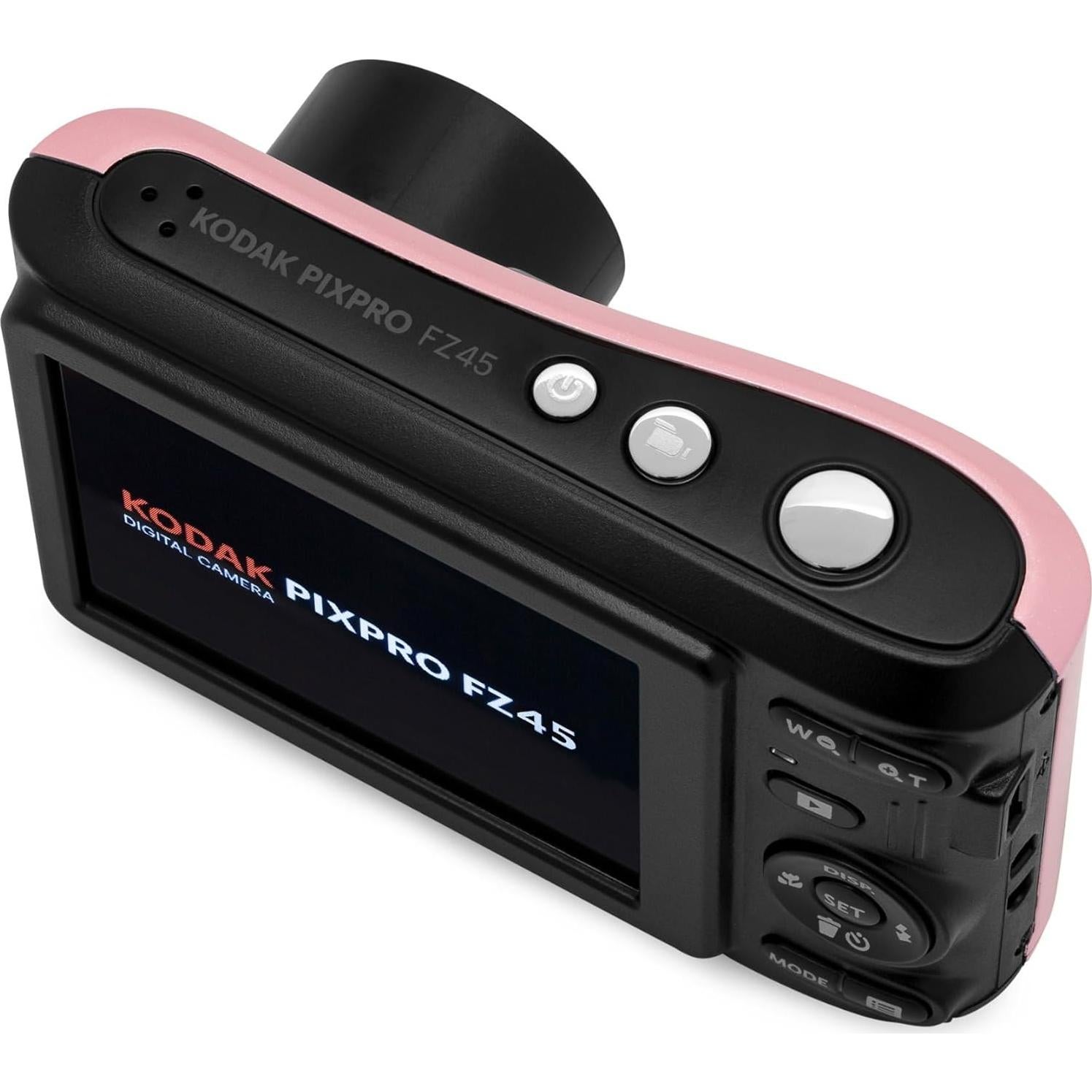 Cámara Digital Kodak PIXPRO FZ45 16MP 1080p Rosa Pastel