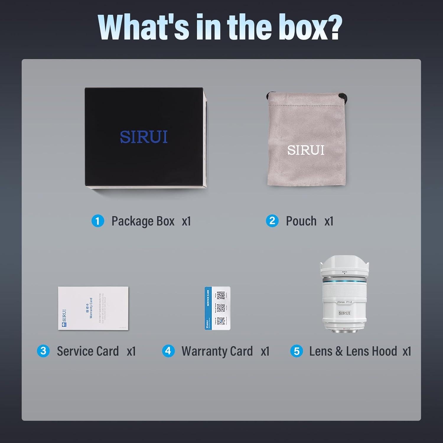 Lente SIRUI Sniper 23mm F1.2 Autofocus para cámaras X