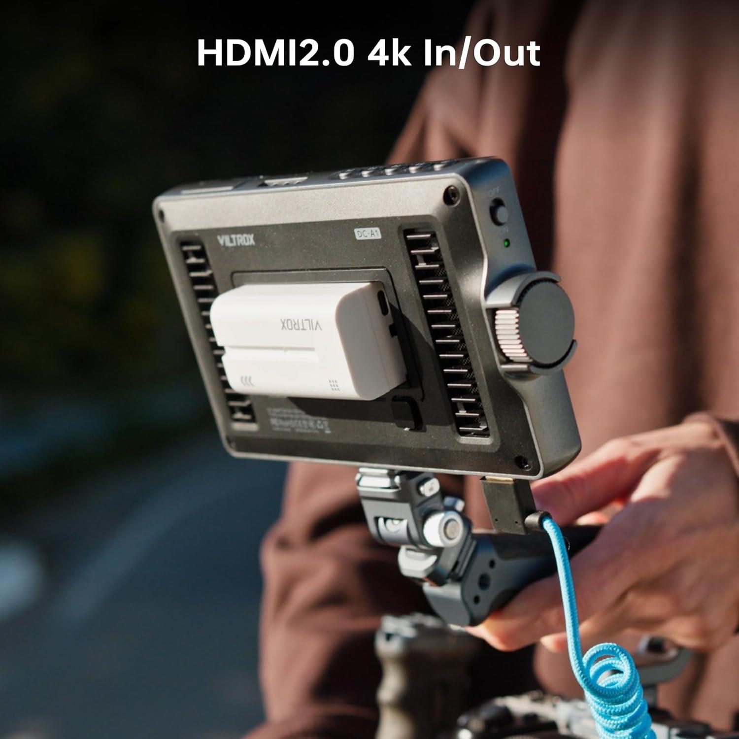 Monitor de Cámara VILTROX DC-A1 7" Táctil 2800nits 4K HDMI