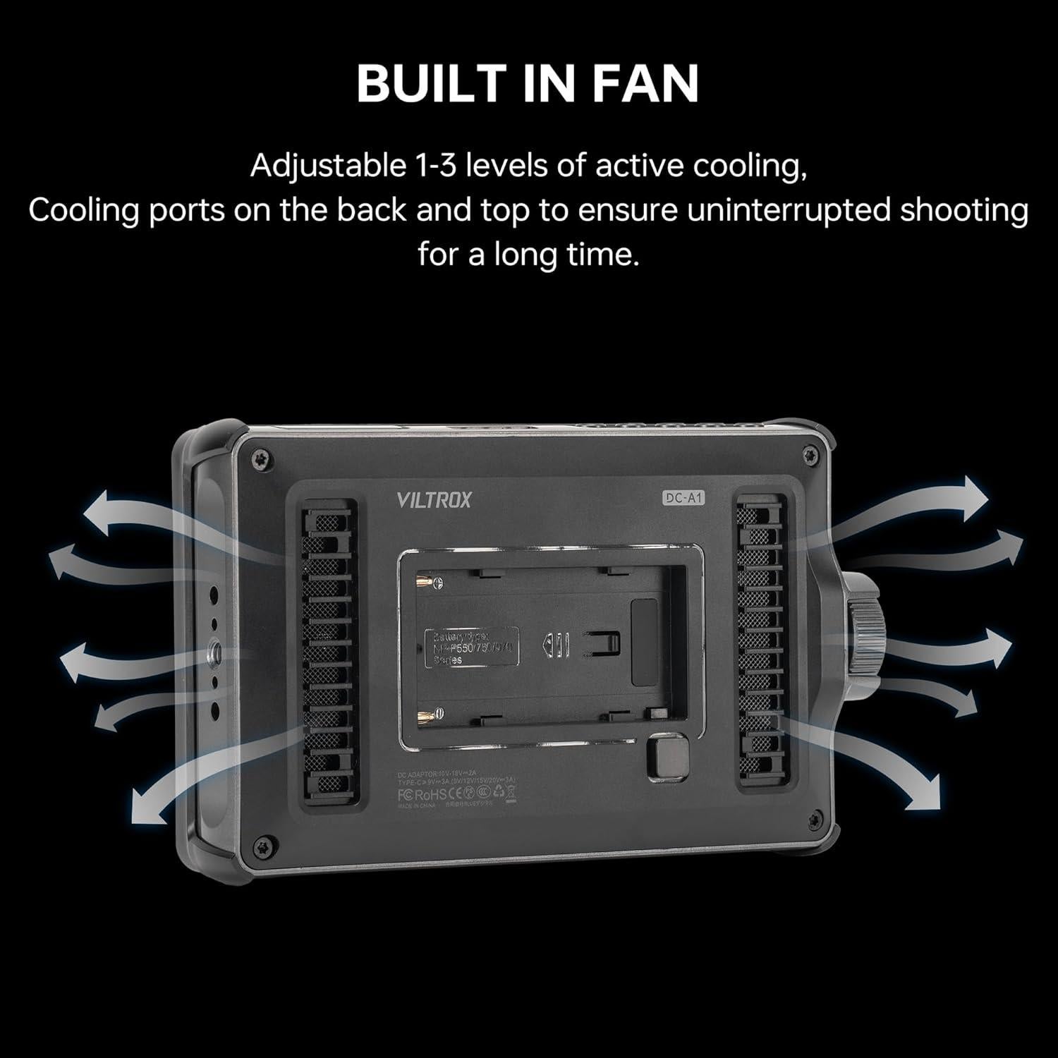 Monitor de Cámara VILTROX DC-A1 7" Táctil 2800nits 4K HDMI