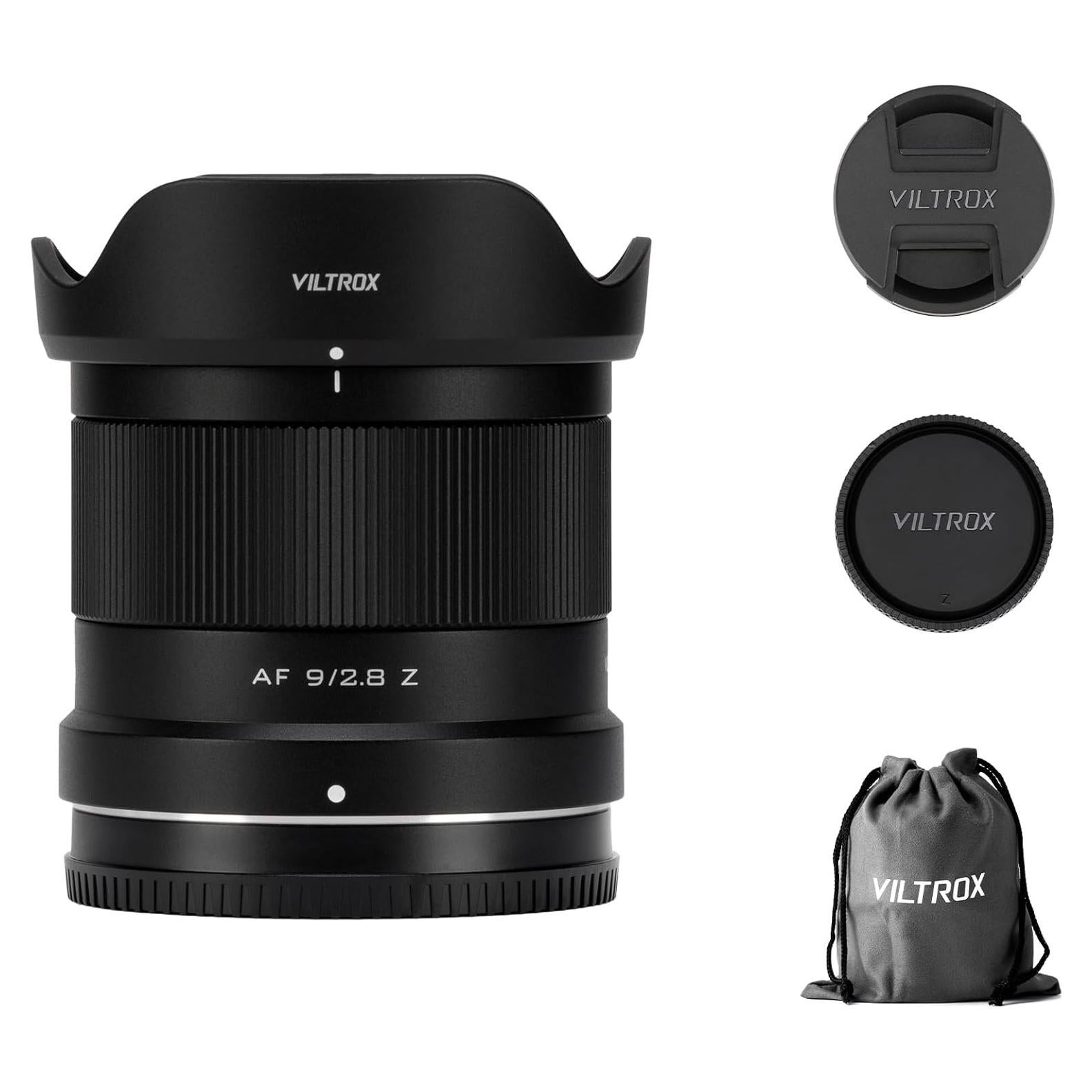 Lente VILTROX AF 9mm F2.8 APS-C para Nikon Z - Ultra Gran Angular