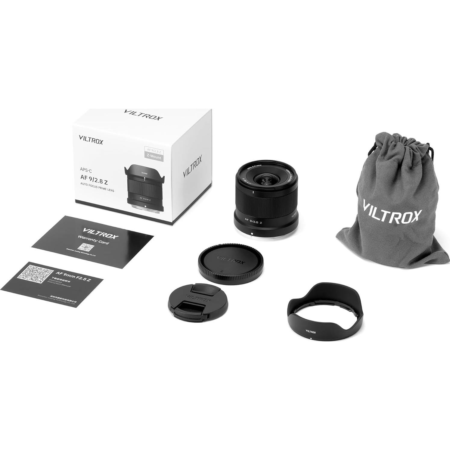 Lente VILTROX AF 9mm F2.8 APS-C para Nikon Z - Ultra Gran Angular